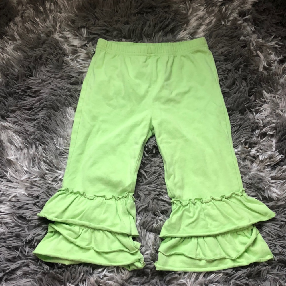 Lime Green Ruffles